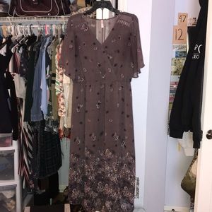 Purple Bohemian Maxi Dress